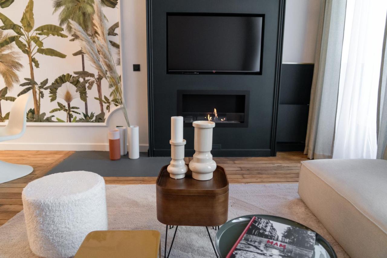 Beige Hospitalite - Coco - Hypercentre-2Chambres-Parking-Zen Saint-Etienne  Buitenkant foto